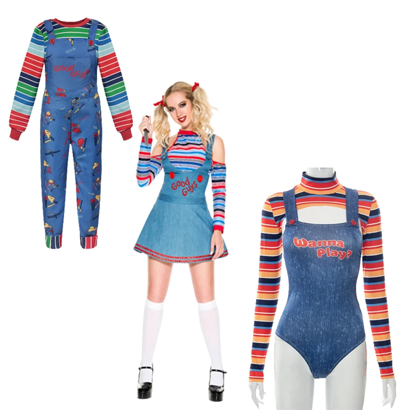 2025 Chucky Cosplay Costume Sh - Party Games For Adults And Kids 评论和价格