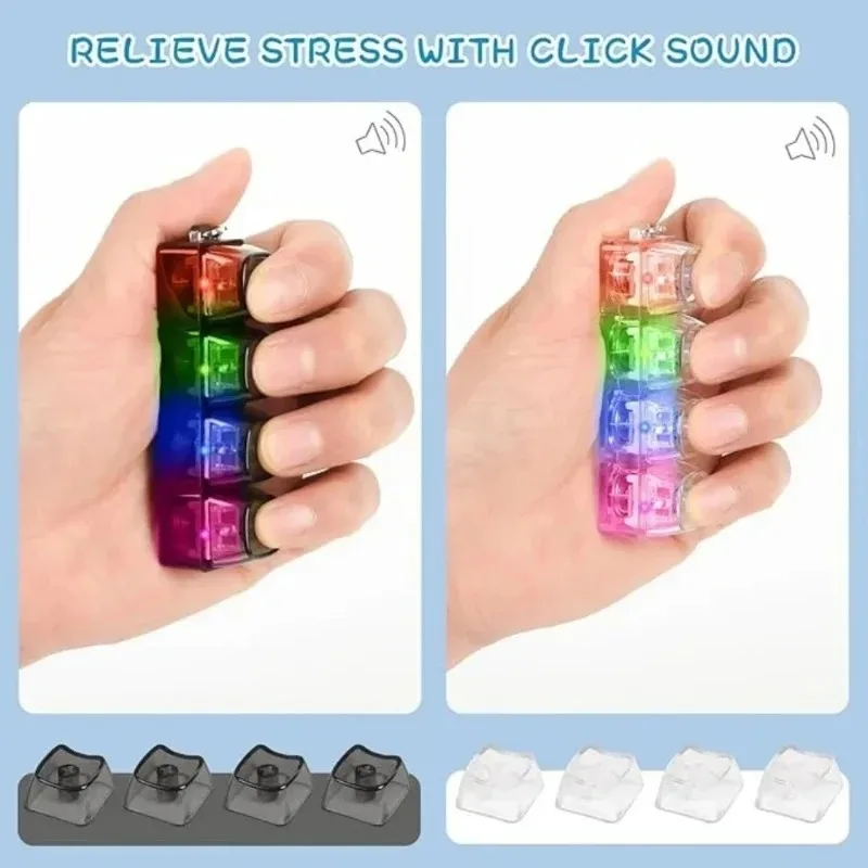 LED Keyboard /'Keychain Fidget - Party Games For Adults And Kids 评论和价格